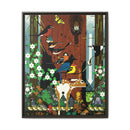 Charley Harper Sierra Range—National Park Service Commission 1990 Framed Giclee Wrapped Canvas Wall Art-5