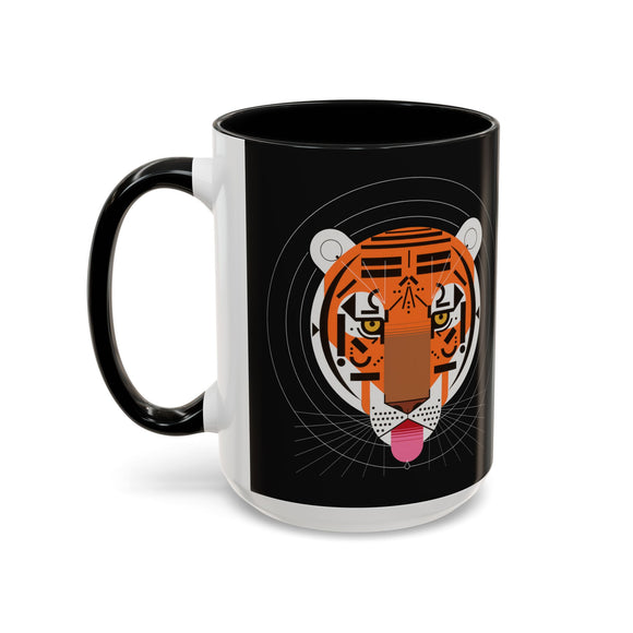 Cool Carnivore Charley Harper Art Studio Classic Accent Mug 15oz