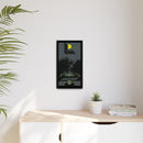 Charley Harper Bat, Bullfrog, and Bonfire Moonlight Framed Giclee on Stretched Canvas Wall Art Mid-Century Style-9