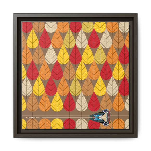 Octoberama Charley Harper Framed Giclee Print Stretched On Canvas