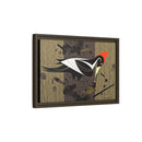 Ivory Billed Woodpecker Charley Harper Framed Giclee Print on Stretched on Canvas-46