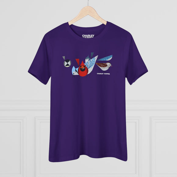 Bird Feeder's Charley Harper Women's Cotton Tee