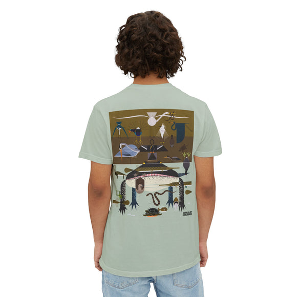 Everglades badge 2 Unisex Garment-Dyed Pocket T-Shirt