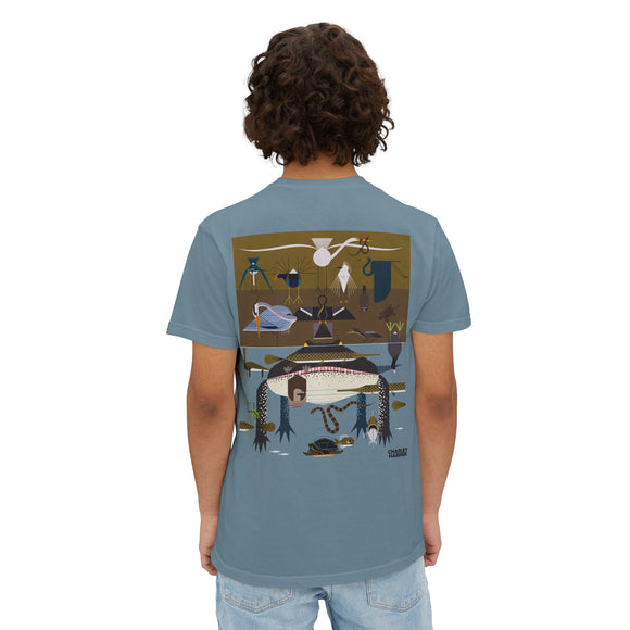 Everglades badge 2 Unisex Garment-Dyed Pocket T-Shirt