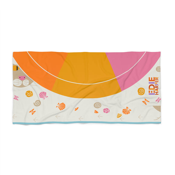 Edie Harper Sand Peeper Beach Towel