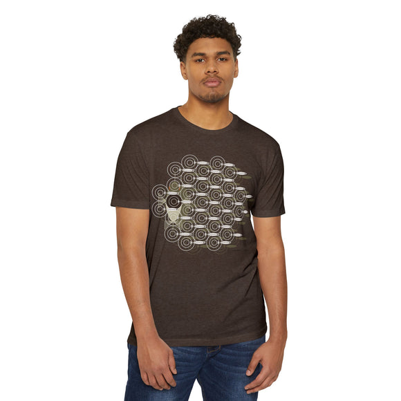 Charley Harper Skipping School Unisex CVC Jersey T-shirt