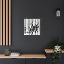 Bear in the Birches Charley Harper Giclee on Stretched Canvas-11