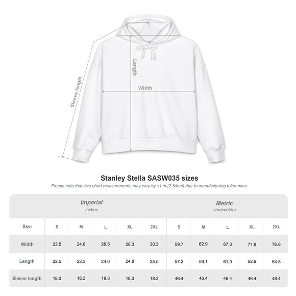 Crazy Cat Crazy Quilt Edie Harper Women's Organic Mid-Weight Nora Hoodie