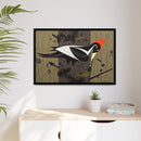 Ivory Billed Woodpecker Charley Harper Framed Giclee Print on Stretched on Canvas-20