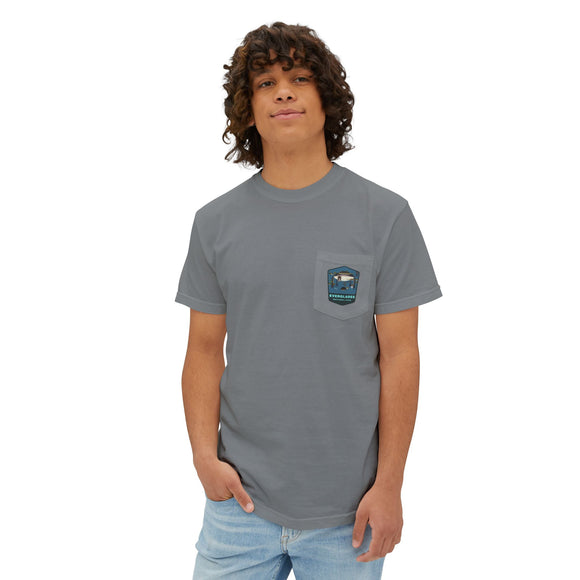 Everglades badge 2 Unisex Garment-Dyed Pocket T-Shirt