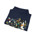 Charley Harper Mystery Of The Missing Migrants Unisex Heavy Blend™ Hooded Sweatshirt-82