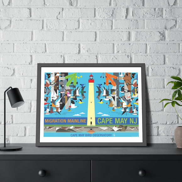 Cape May (Migration Mainline) Charley Harper Framed Poster