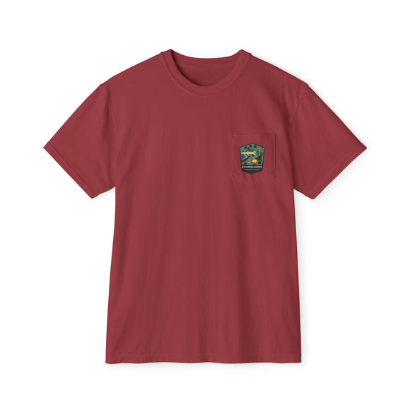 Everglades badge 3  Unisex Garment-Dyed Pocket T-Shirt