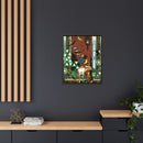 Charley Harper Sierra Range—National Park Service Commission 1990 Framed Giclee Wrapped Canvas Wall Art-24