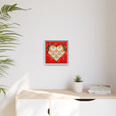 Vowlentine Charley Harper Framed Giclee Print on Stretched Canvas-54