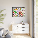 Charley Harper Florida Keys Framed Giclee On Canvas Wall Art-17