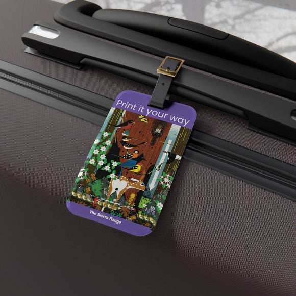 Charley Harper Sierra Range National Park Luggage Tag (1990)