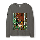 CAM SIERRA Women's Featherweight French Terry Long Sleeve Crewneck-4