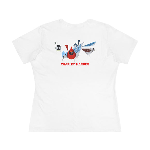 Bird Feeder's Charley Harper Women's Cotton Tee