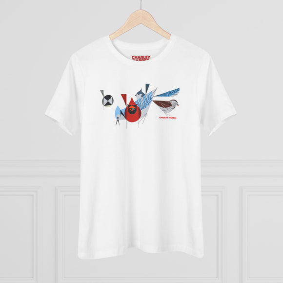 Bird Feeder's Charley Harper Women's Cotton Tee