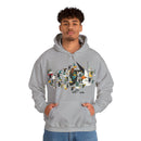 Charley Harper Mystery Of The Missing Migrants Unisex Heavy Blend™ Hooded Sweatshirt-44