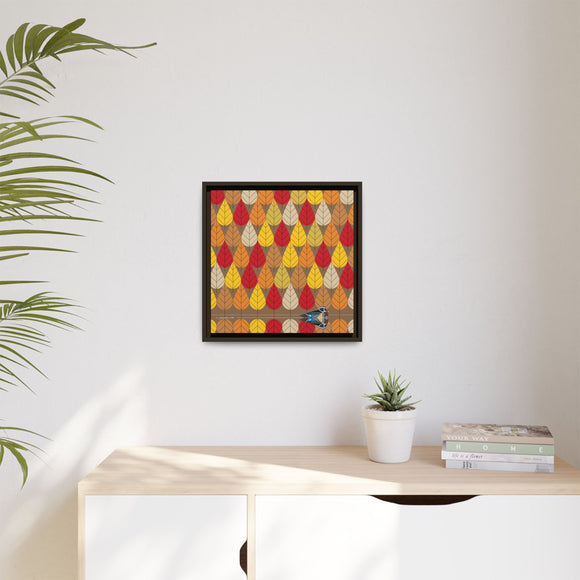Octoberama Charley Harper Framed Giclee Print Stretched On Canvas