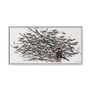 His Eyes Are On The Sparrow Charley Harper Framed Giclee Print Stretched on Canvas-9