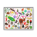 Charley Harper Florida Keys Framed Giclee On Canvas Wall Art-13