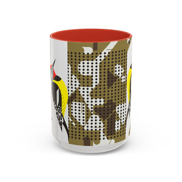 Yellow-Bellied Sapsucker Charley Harper Art Studio Classic Accent Mug 15oz - 0