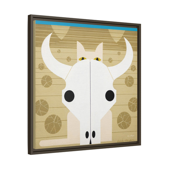 Cat Carson Western Scout Edie Harper Framed Giclee Print Stretched On Canvas