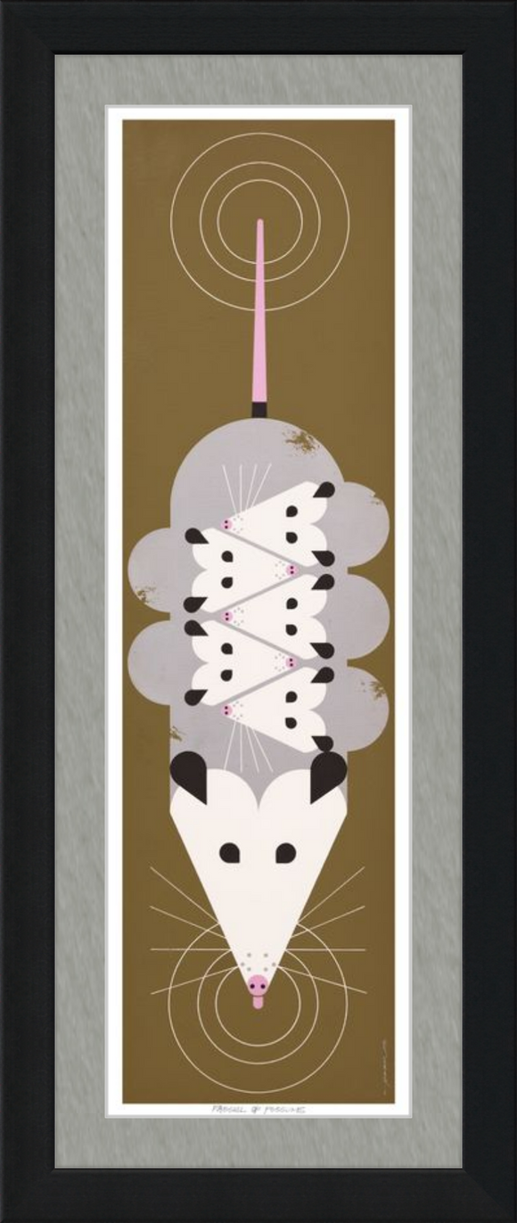 Passel of Possums Museum Quality Reproduction of Harper Archival Original Art