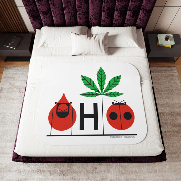 OHIO Charley Harper Sherpa Blanket