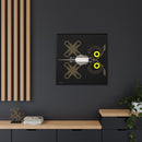Owl on the Prowl  Charley Harper Framed Giclee Print on Stretched Canvas-22