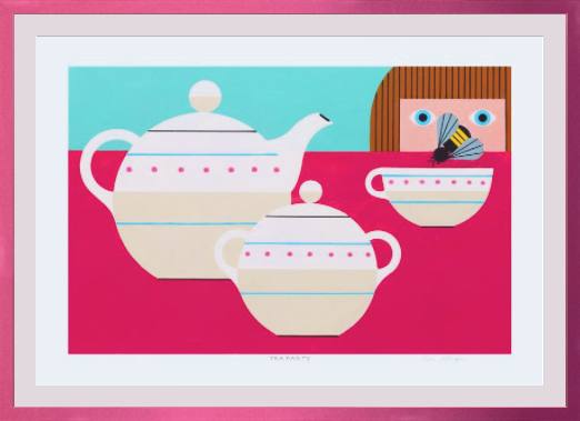 Tea Party Edie Harper Giclee Museum Quality Reproduction from Harper Original Archival Art