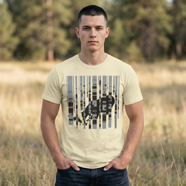 Charley Harper Bear In The Birches Unisex Tee - 0