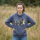 Charley Harper Mystery Of The Missing Migrants Unisex Heavy Blend™ Hooded Sweatshirt-1