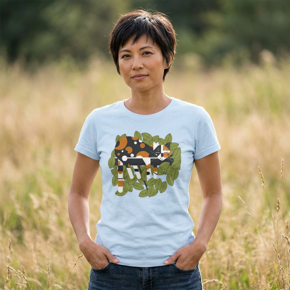 Charley Harper Limp On A Limb Women's Softstyle Tee