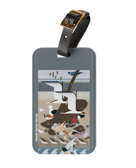 Charley Harper Atlantic Barrier Islands National Park Luggage Tag (1985)
