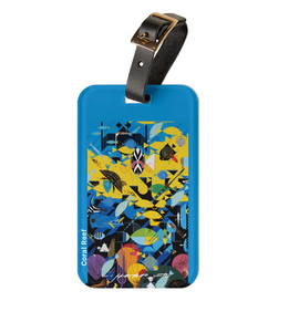 Charley Harper Coral Reef National Park Luggage Tag (1975)