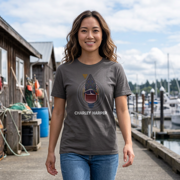 Over and Under Charles Harper Unisex Crafter Organic Mid-Light T-Shirt - 0