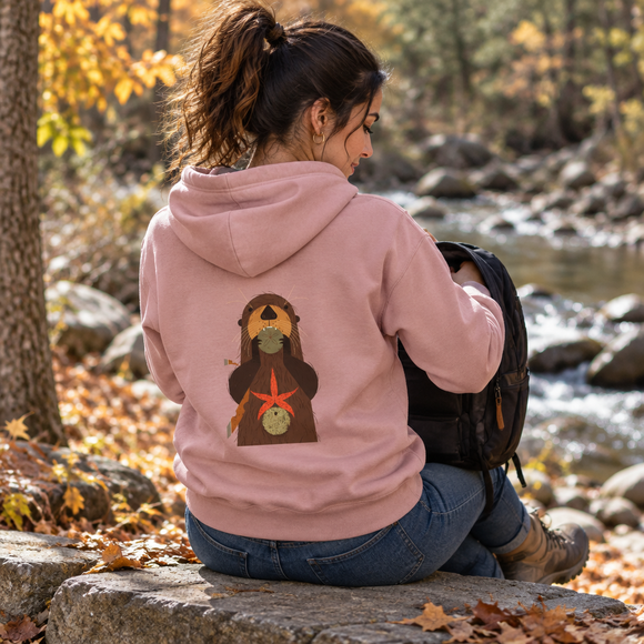 Otterly Delicious Charley Harper Fleece Hoodie