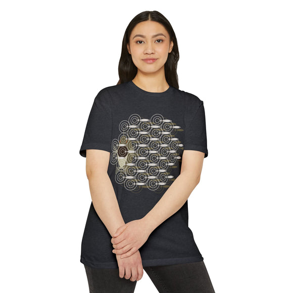 Charley Harper Skipping School Unisex CVC Jersey T-shirt
