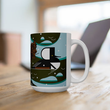 EDGE OHIO BRUSH CREEK Charley Harper Ceramic Mug,  15oz