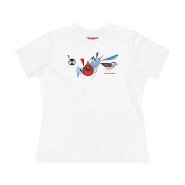 Bird Feeder's Charley Harper Women's Cotton Tee - 0
