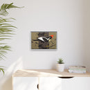 Ivory Billed Woodpecker Charley Harper Framed Giclee Print on Stretched on Canvas-50