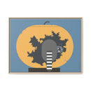 Racc-O-Lantern Charley Harper Framed Giclee Print Stretched On Canvas-16