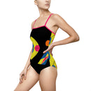Charley Harper Modern Kite Fish Women's One-piece Swimsuit-18