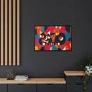 Crazy Cat Crazy Quilt Edie Harper Framed Giclee Print Stretched On Canvas-19