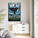 Glacier Bay Charley Harper Framed Giclee Print Stretched On Canvas-28