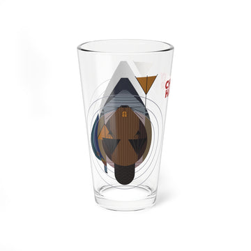 Over and Under Charley Harper Pint Glass, 16oz